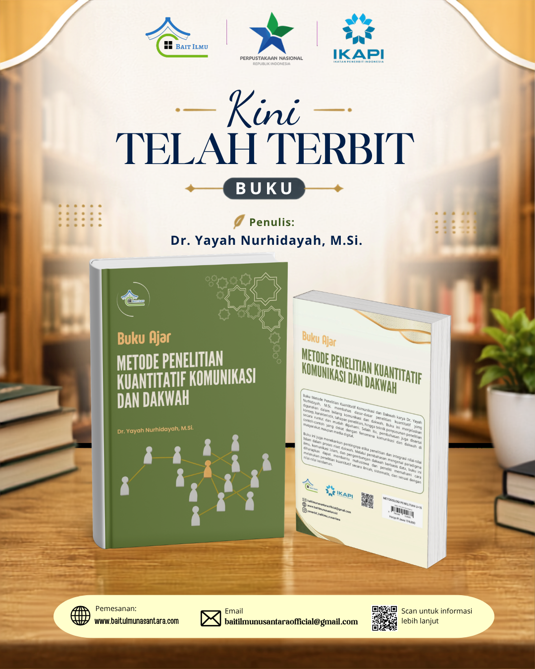 Buku Ajar Metode Penelitian Kuantitatif Komunikasi dan Dakwah